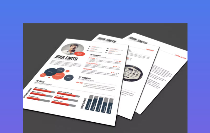 39+ Best Photoshop (PSD) Resume CV Templates (Photo Formats)